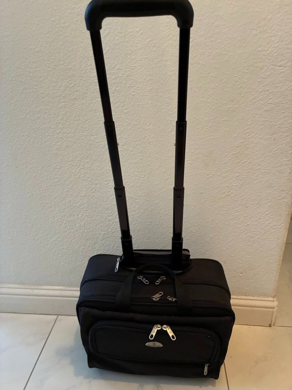 Samsonite black laptop Rolling Travel Bag